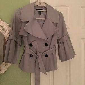 INC International Concepts short trench jacket